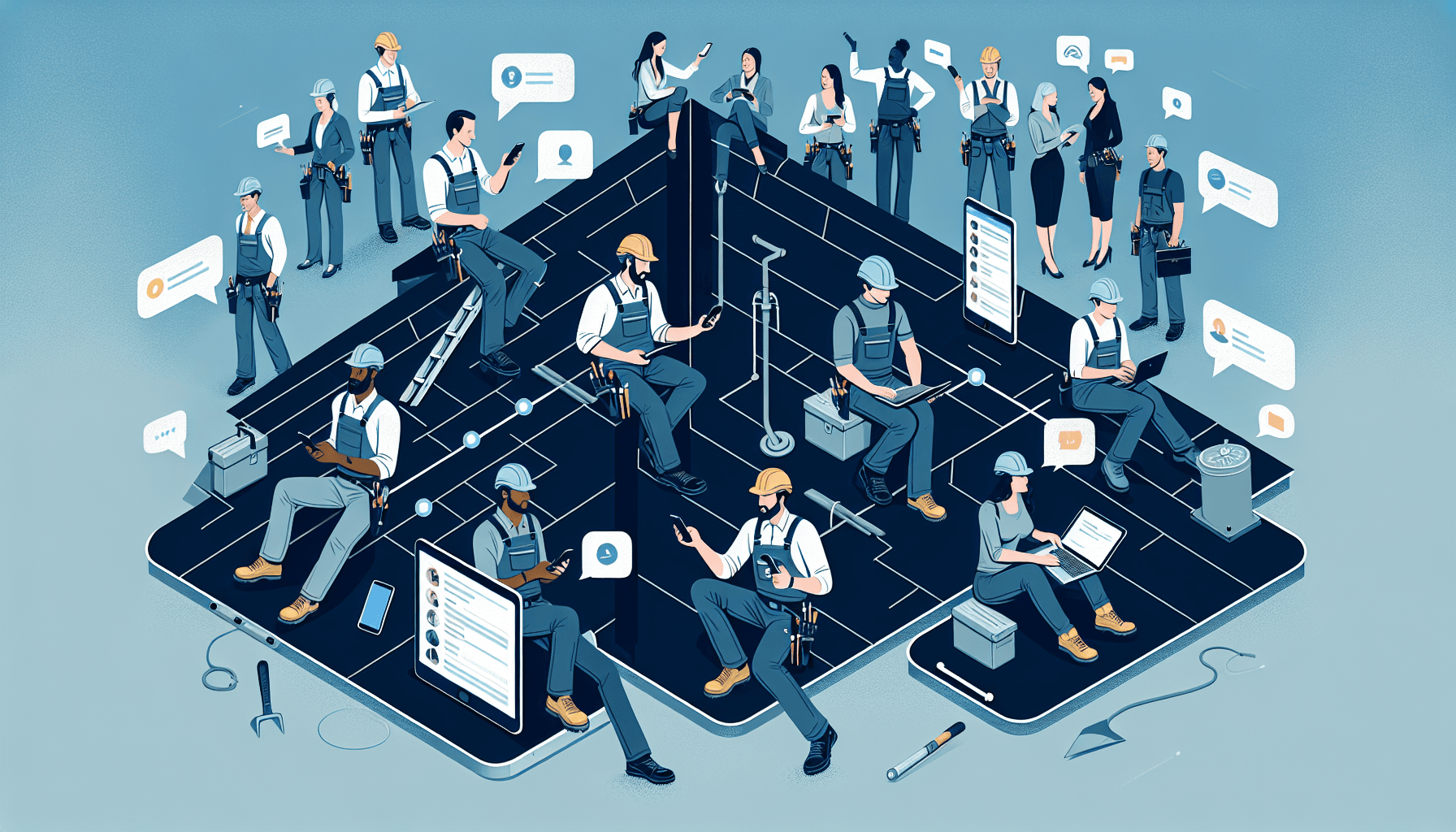 Team Communication for Roofers: Getting Off Group Texts